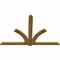Ekena Millwork Redmond Rough Sawn Timber Gable Bracket, Western Red Cedar, 96"W x 64"H x 2"D x 6"F, 16/12 Pitch GBW096X64X0206RED00RWR - alternate 3